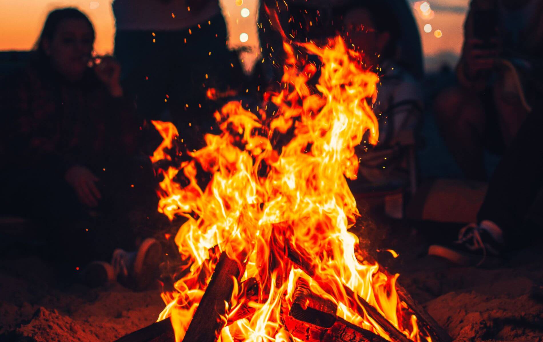 campfire fire pit table outdoor camping thermomate