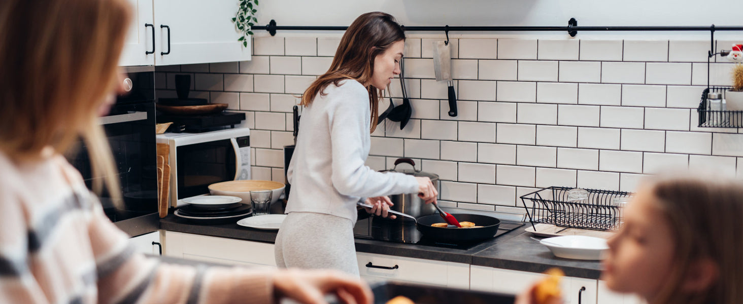 Electric Cooktop 30 inch Cooktop with knobs Touch controls Glass Built-in ceramic stove top thermomate