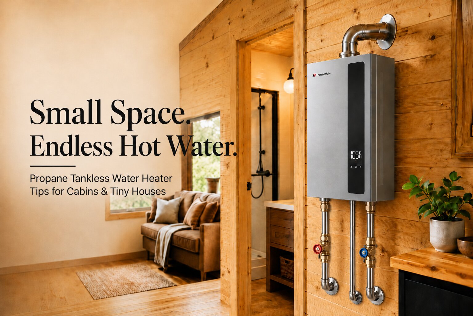 Best Propane Tankless Water Heater for Cabin and Tiny House Use