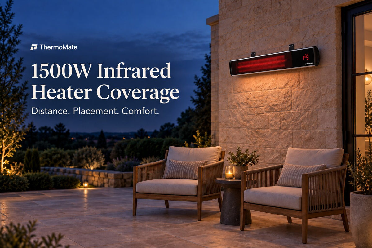 How Far Does a 1500W Infrared Heater Reach? Coverage Without the Hype