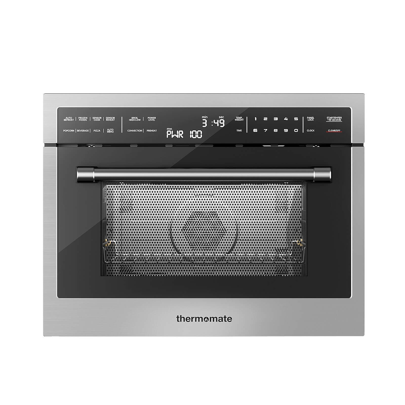 24-Inch Built-in Microwave and Convection Oven Combo - 1.6 Cu. Ft. 1000W