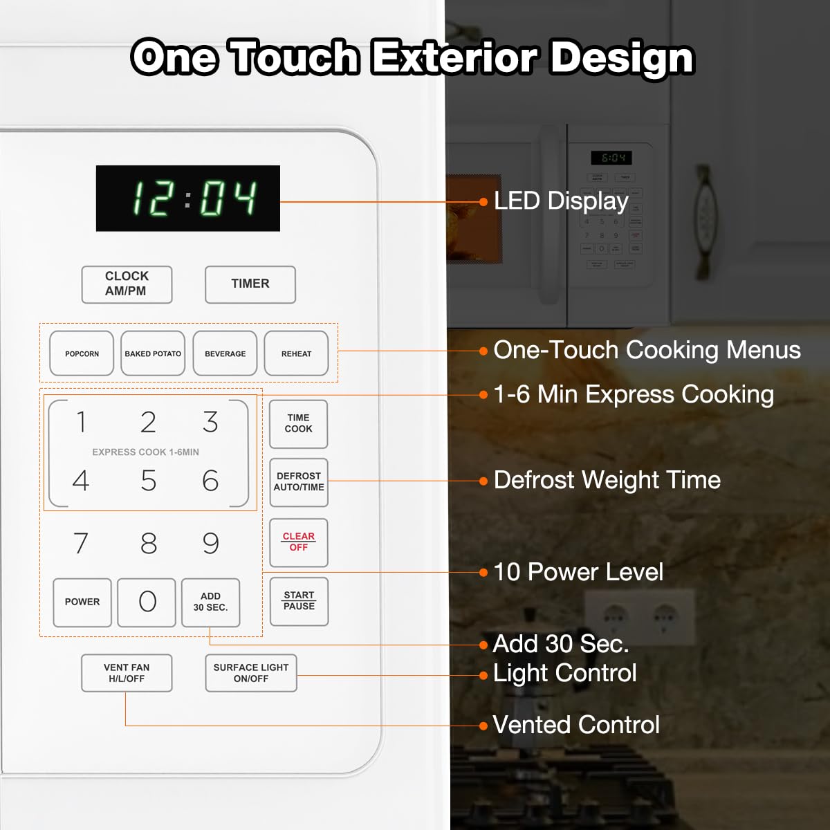 30'' Over the Range Microwave - 1.6 Cu. Ft. | 300 CFM