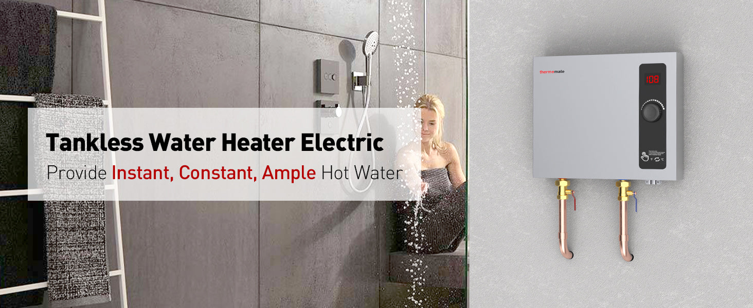 Tankless Water Heater Electric Provide Instant, Constant, Ample Hot Water