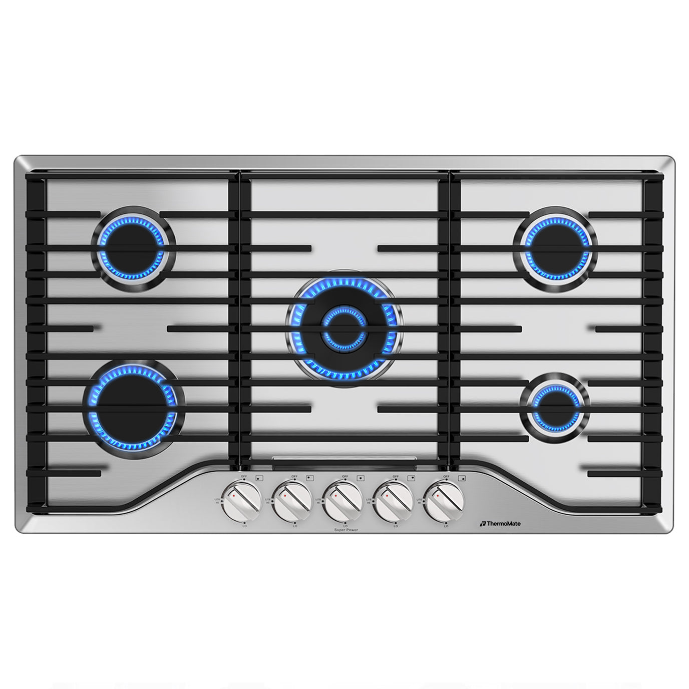 36'' Gas Cooktop w/ 5 SABAF Burners