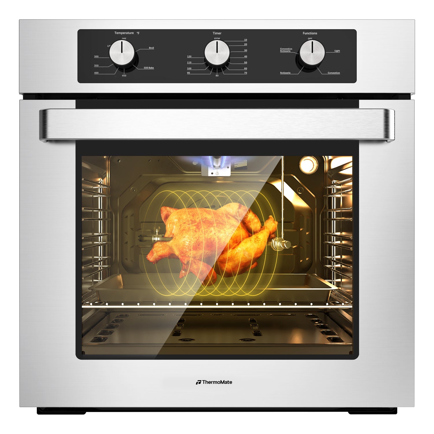 24'' Built-in Convection Gas Wall Oven - 5 Cooking Functions