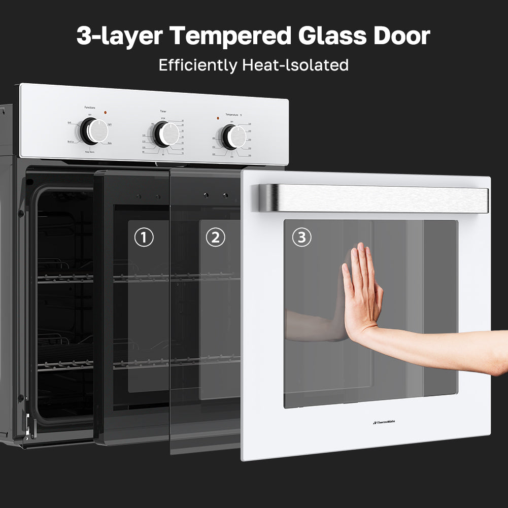 3-layer Tempered Glass Door