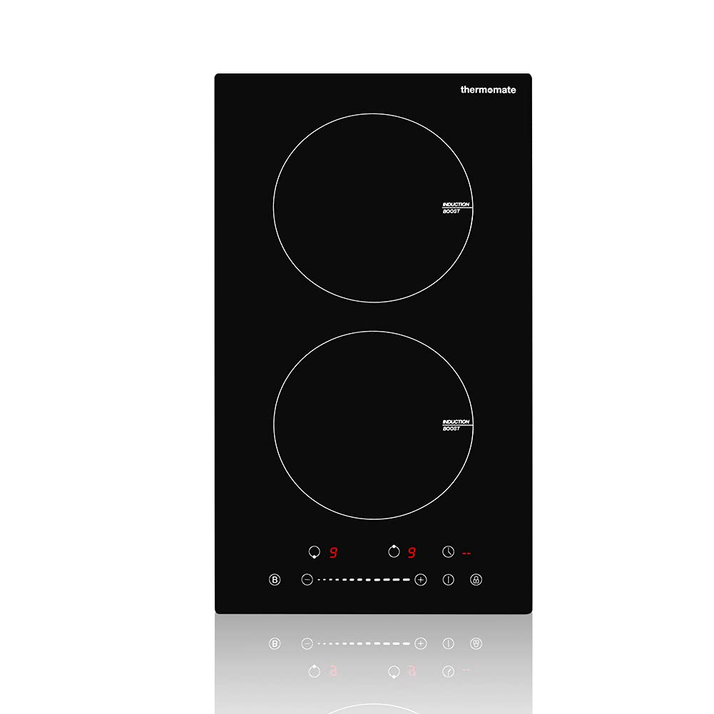 Thermomate 30cm Built-in 2 Burners Induction Hob - Sensor Touch Control