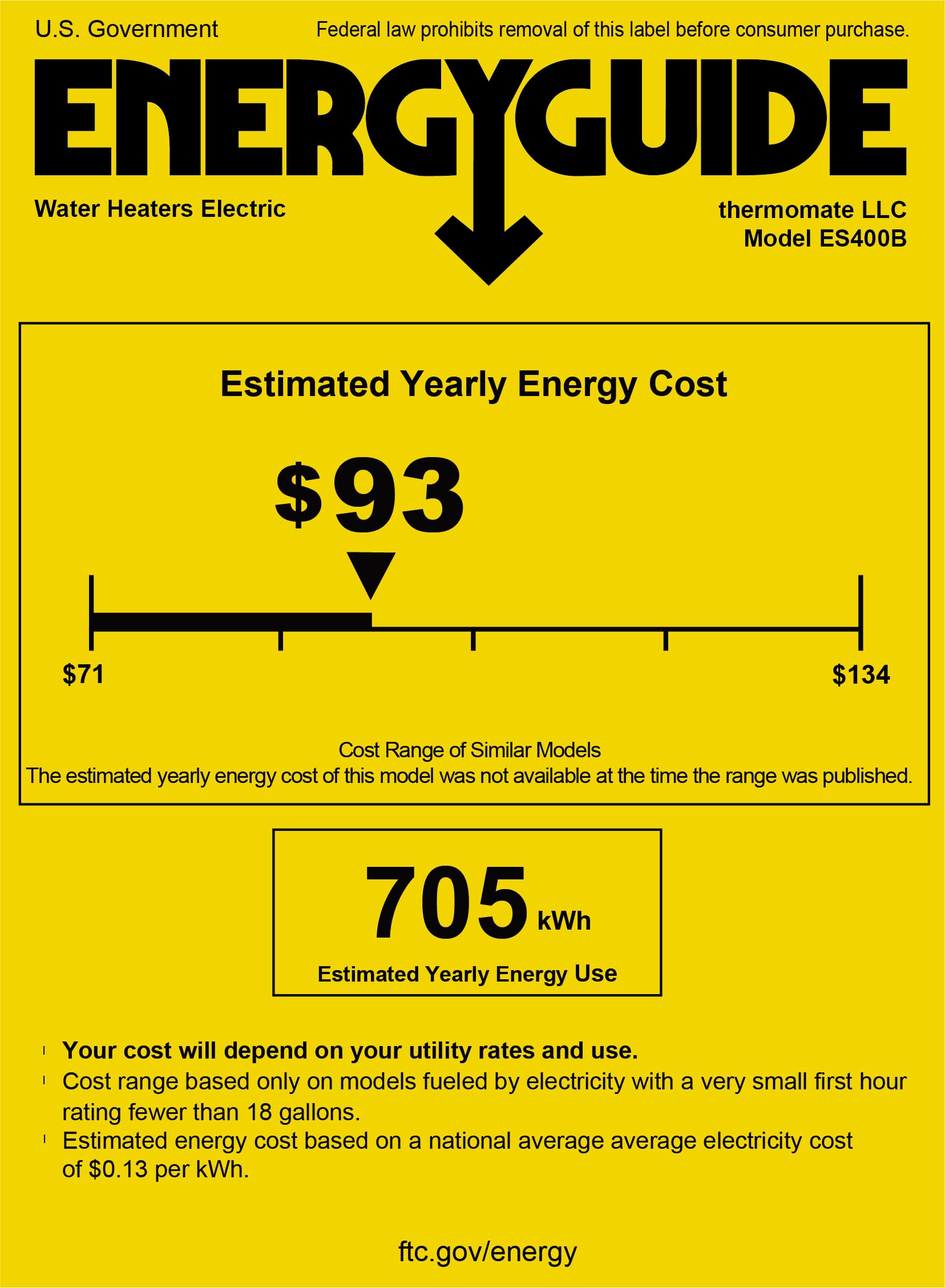 Elektrischer Mini-Tank-Warmwasserbereiter mit 4 Gallonen und UL-Zulassung – 120 V