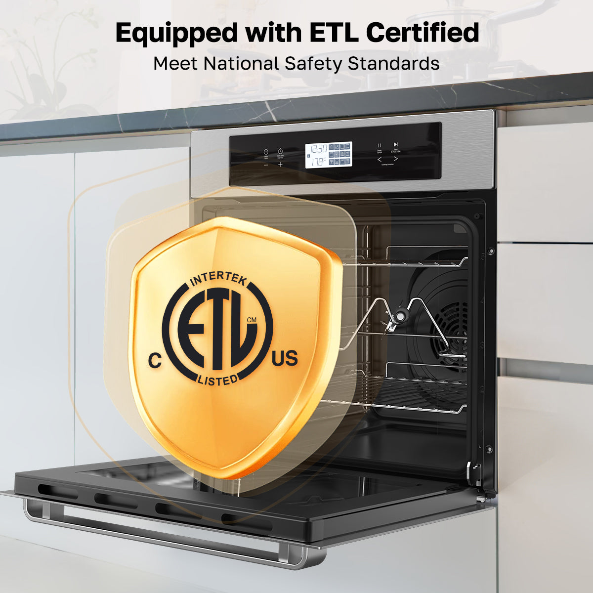 Equipped with ETL Certified
Meet National Safety Standards