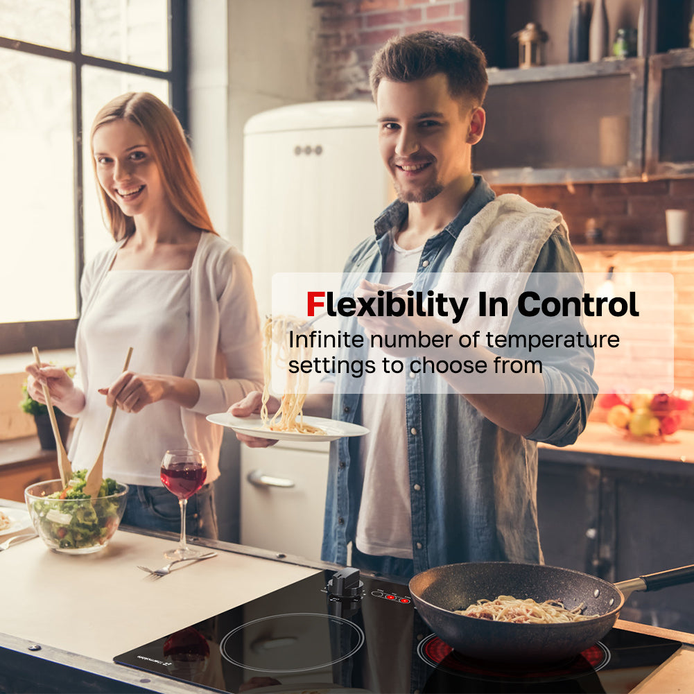 Flexibitity In Control
Infinite number of temperature
settings to choose from