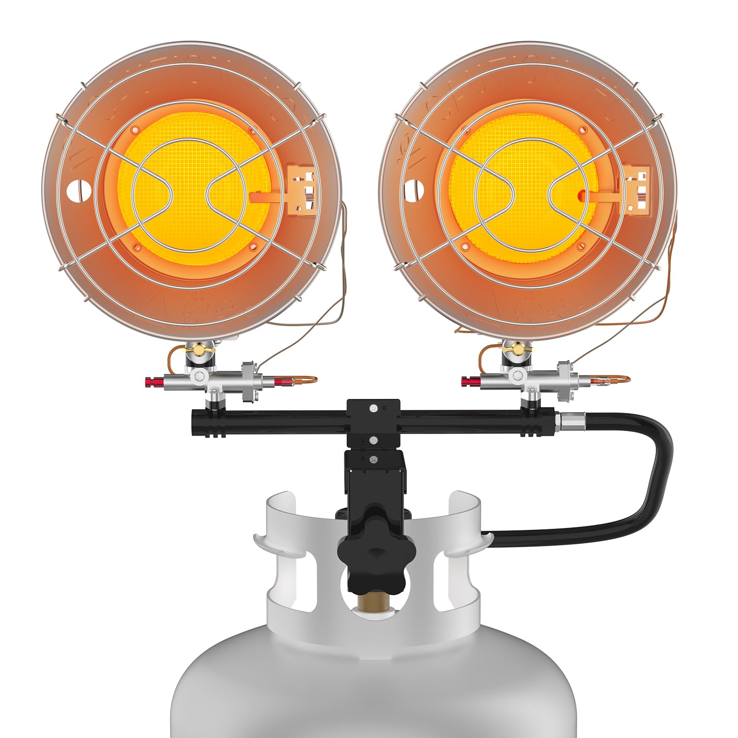 Thermomate Portable Propane Tank Dual Burners | 3 Heating Modes, Tip-Over Protection | 30000BTU oh02s, image size:1500x1500