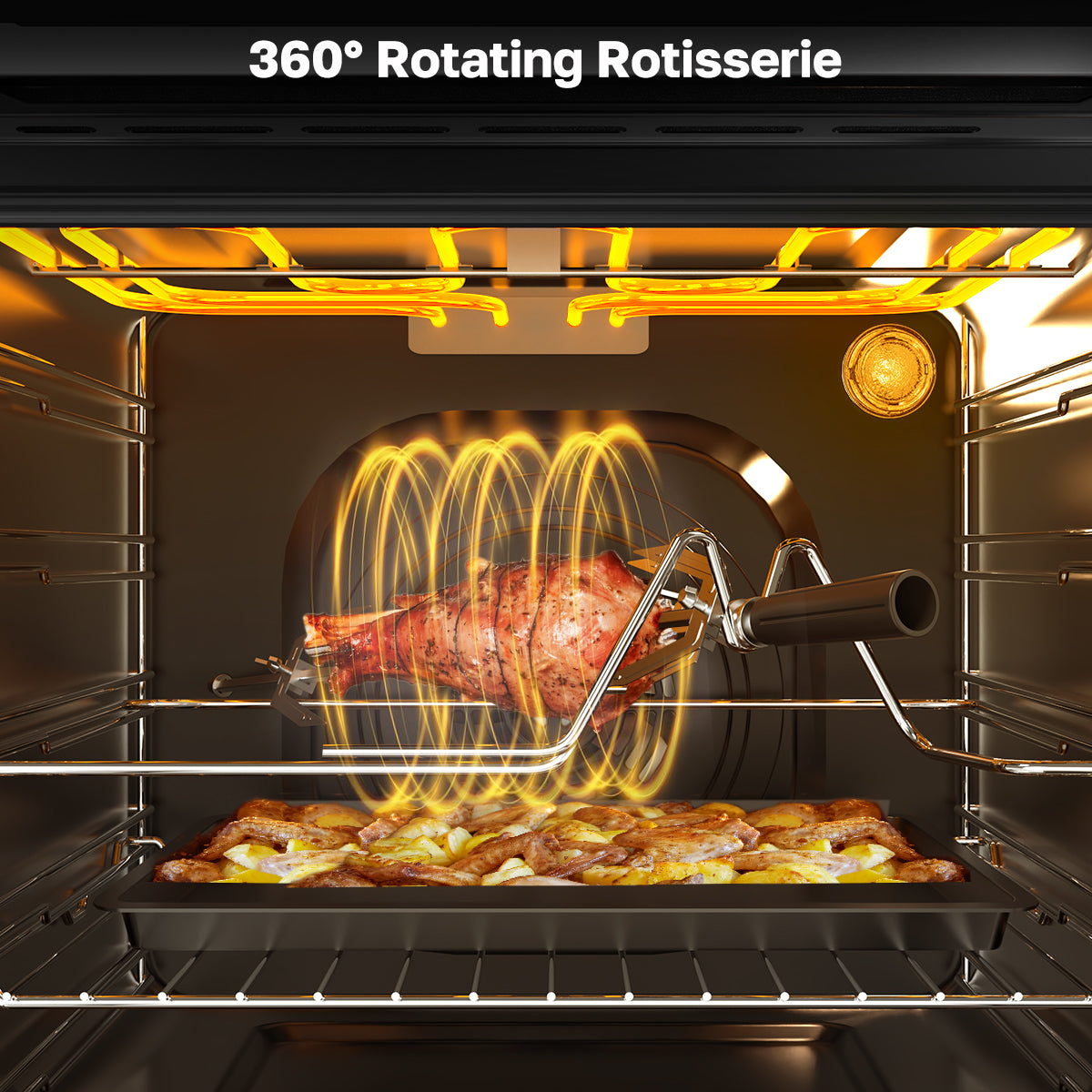 360° Rotating Rotisserie