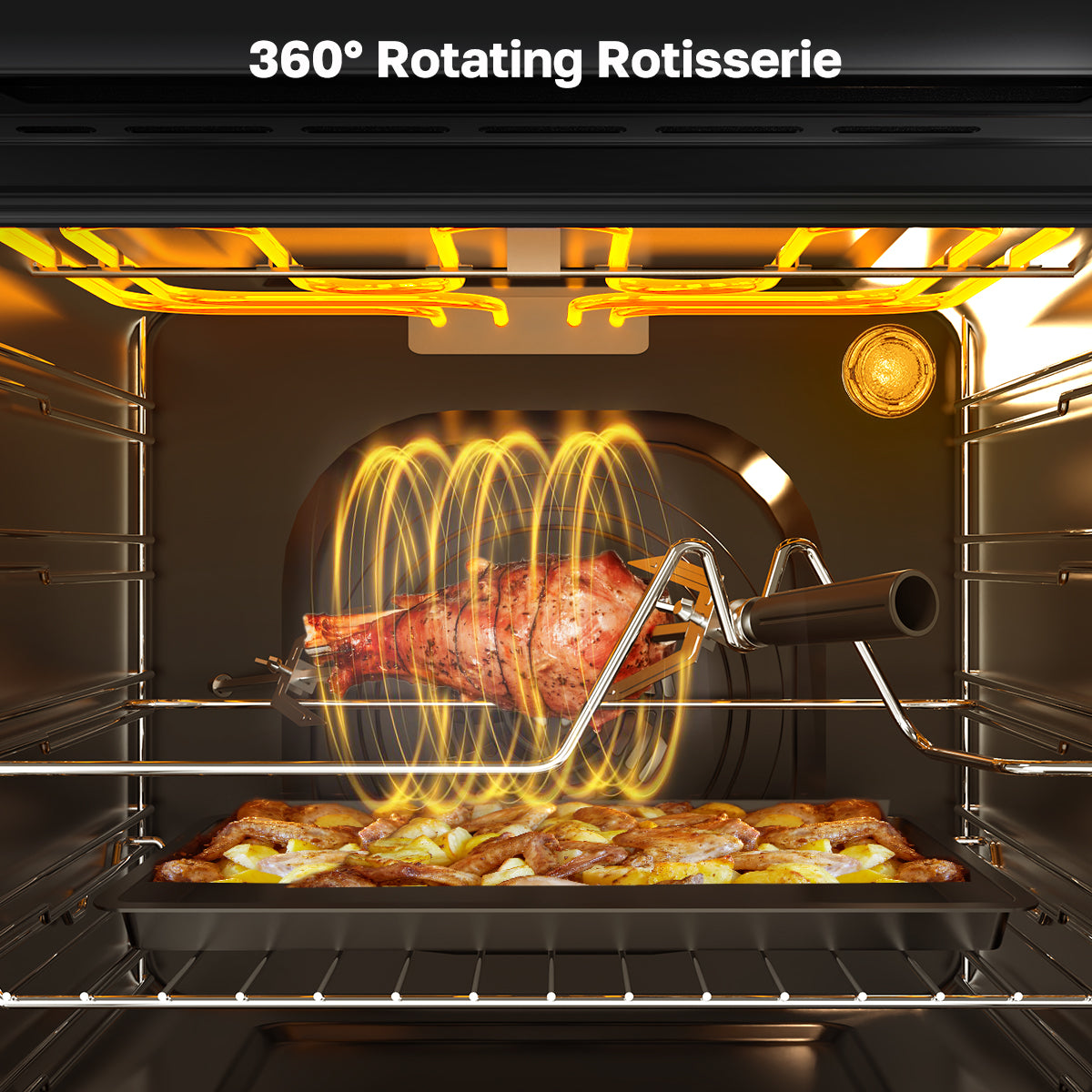 360° Rotating Rotisserie