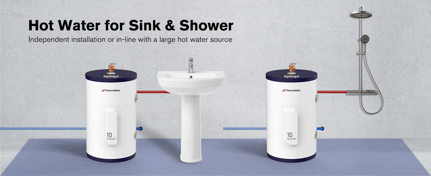 Hot Water for Sink & Shower