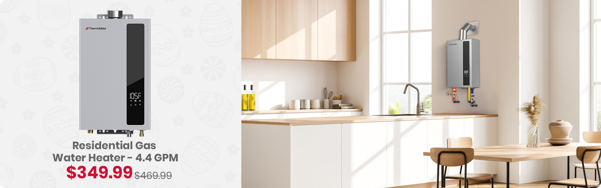 CZ422NG easter banner | Thermomate residential water heater