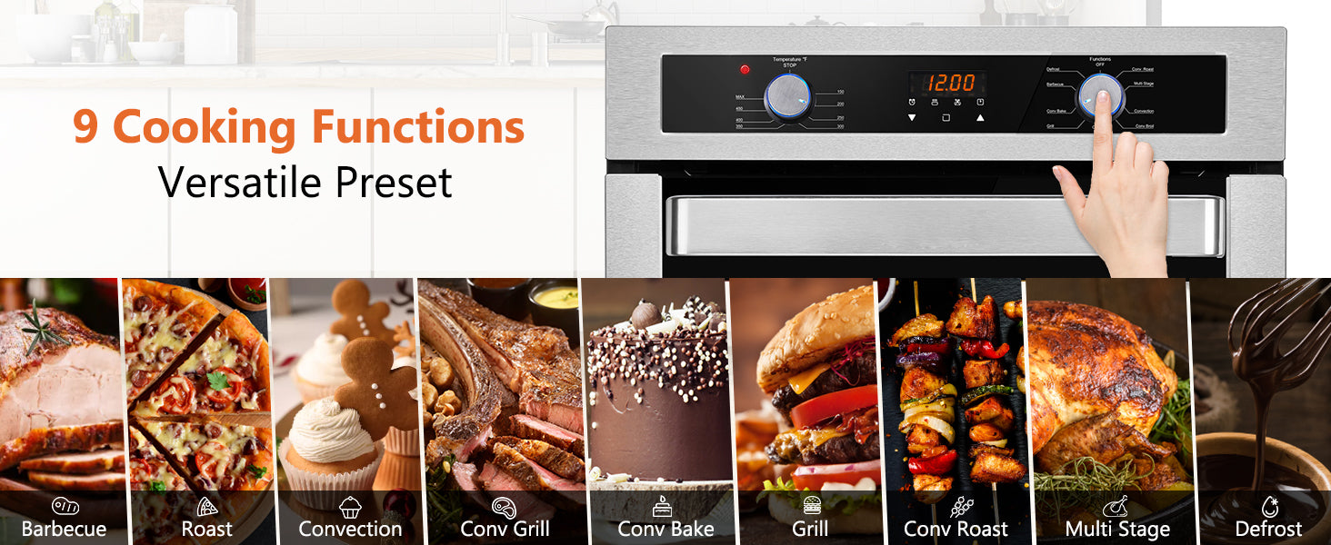 9 Cooking Functions | Thermomate Wall Ovens