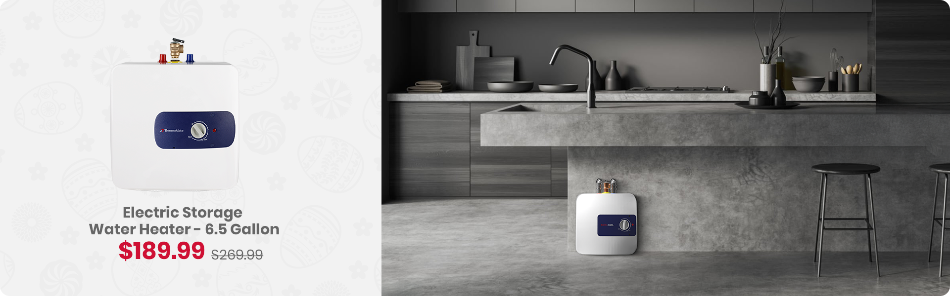 ES700 easter banner | Thermomate storage water heater