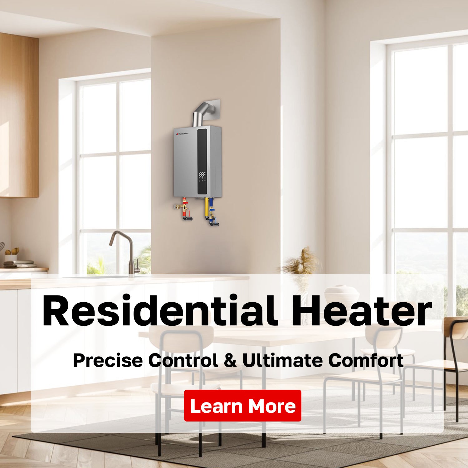 Residential Heater
Precise Temperature Control for Ultimate Comfort