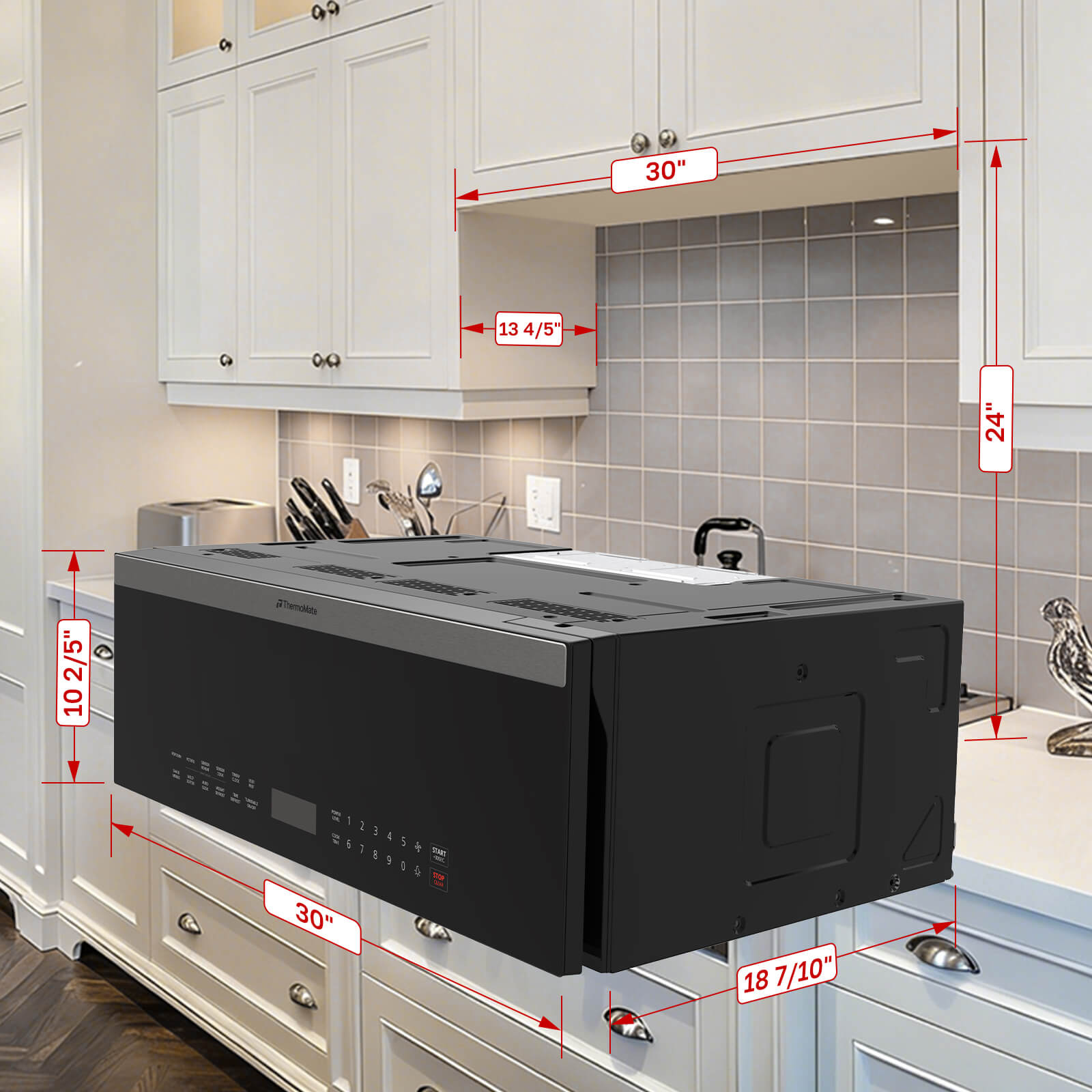 ThermoMate-30-inch-Low-Profile-Over-the-Range-Microwave-Size