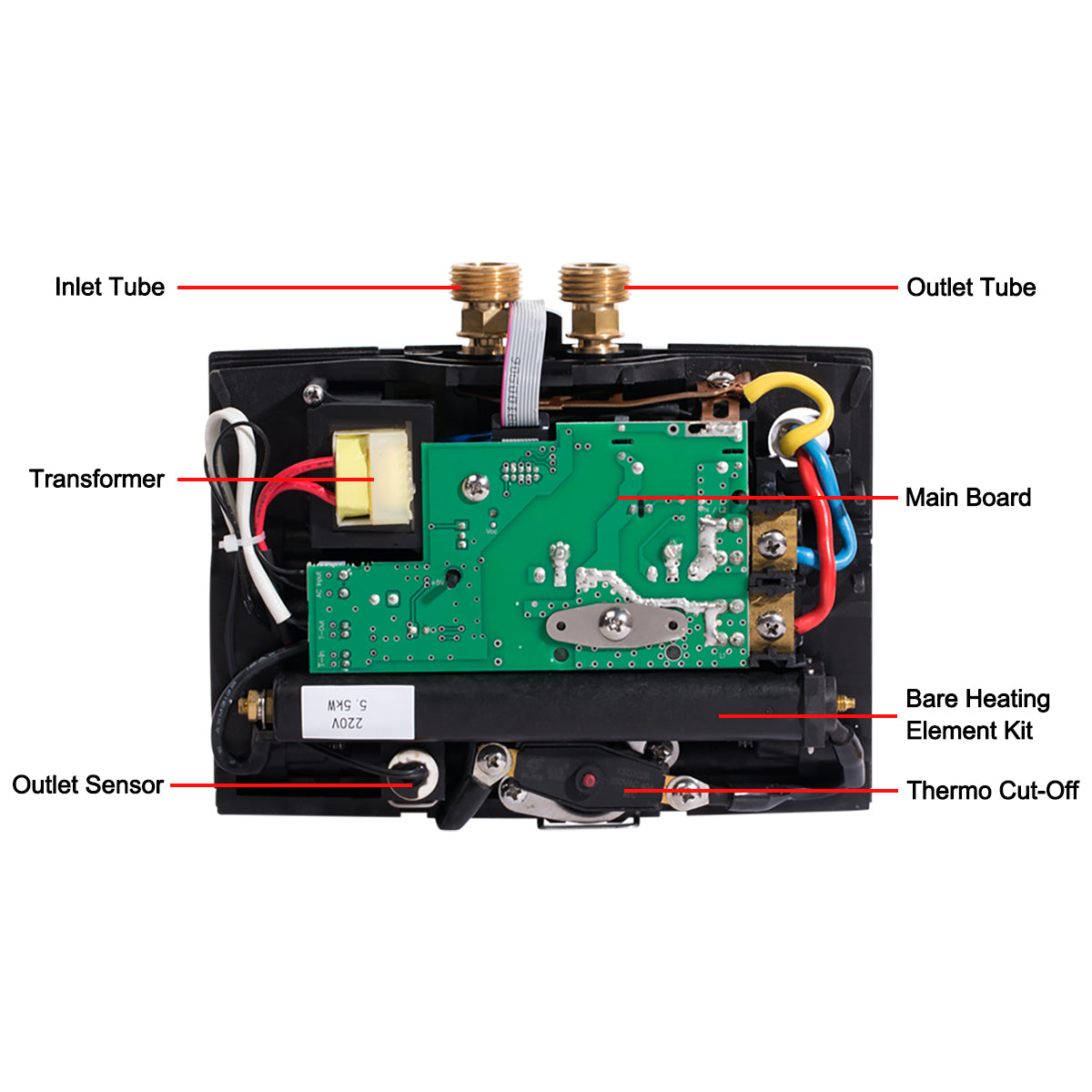 Thermoflow Mini Tankless Electric Water Heater 5.5kW