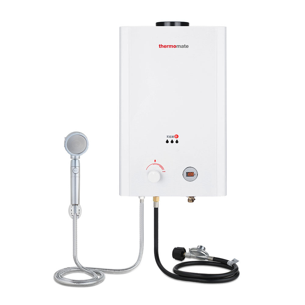 Tankless Water Heater, Camplux 2.64 GPM Outdoor Propane Gas Water