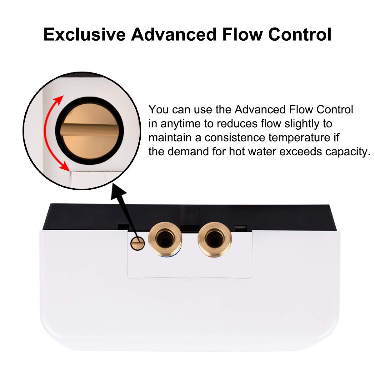 Thermoflow Mini chauffe-eau électrique sans réservoir 3,5 kW