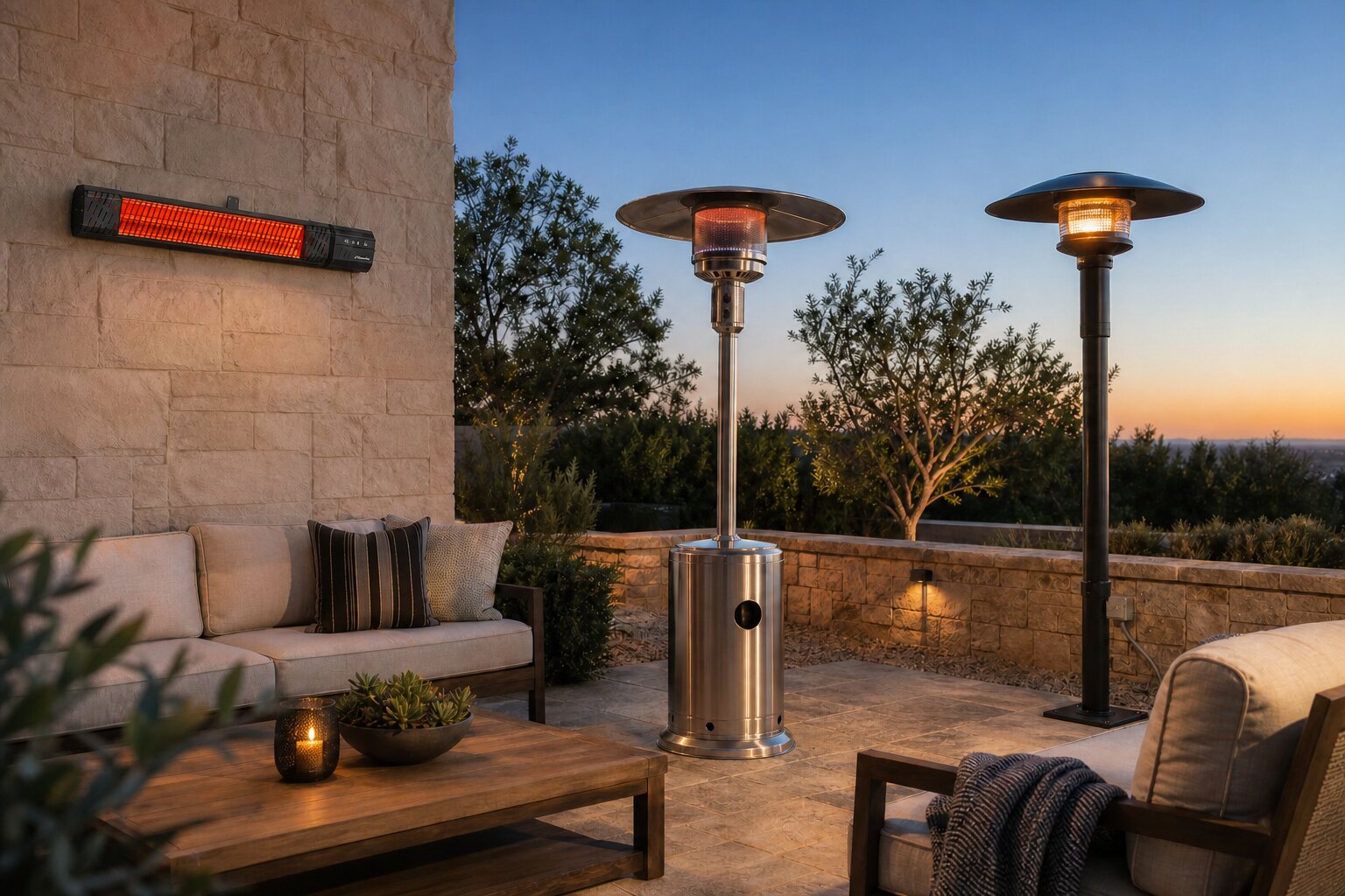 Electric vs Propane vs Natural Gas Patio Heaters: Cost, Heat & Safety