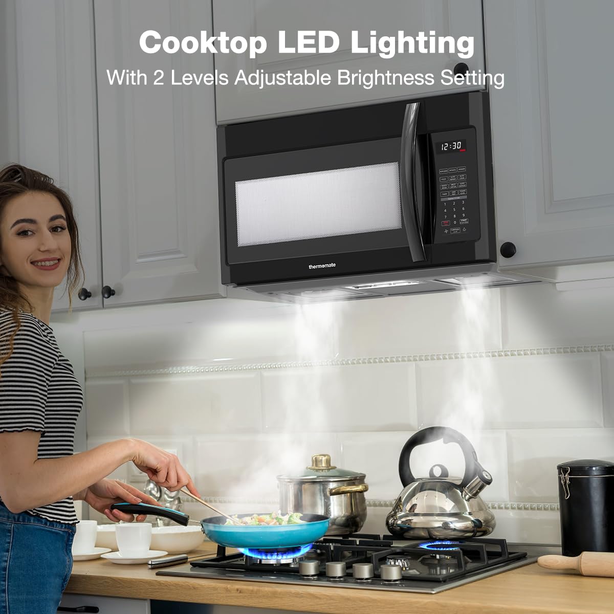 Cooktop LED Lighting With 2 Levels Adjustable Brightness Setting