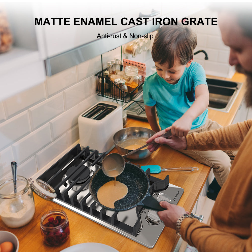 Matte Enamel Castiron Grate | Thermomate