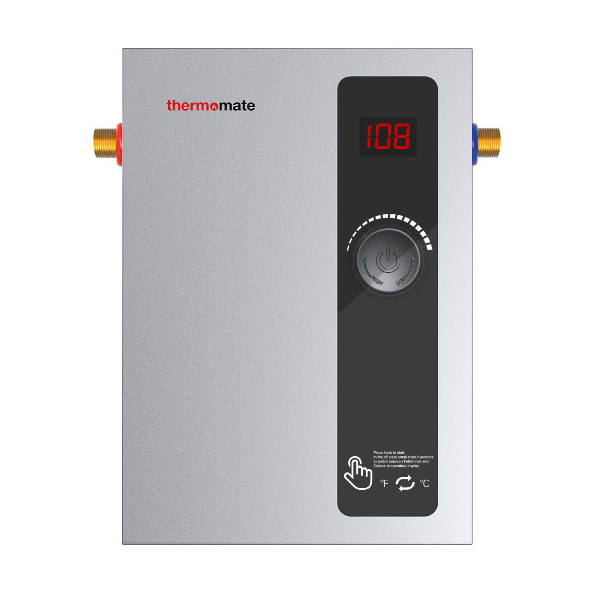 Tankless Electric On Demand Instant Hot Water Heater - 240V | 8kW
