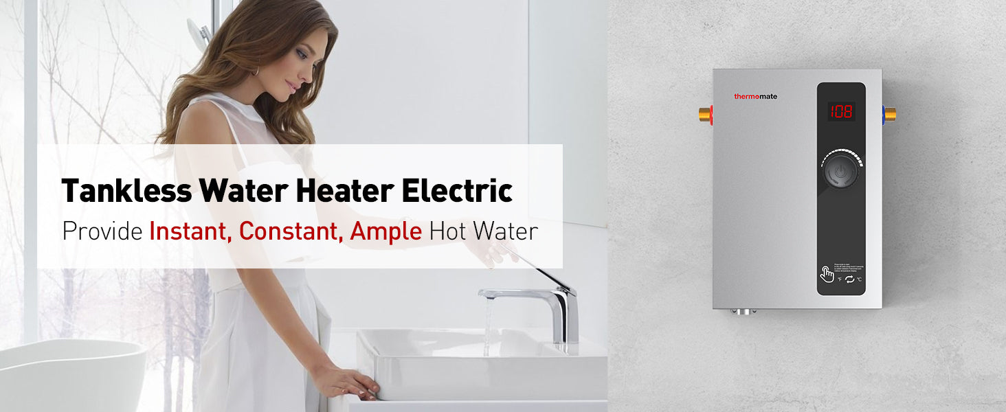 Tankless Water Heater Electric Provide Instant, Constant, Ample Hot Water