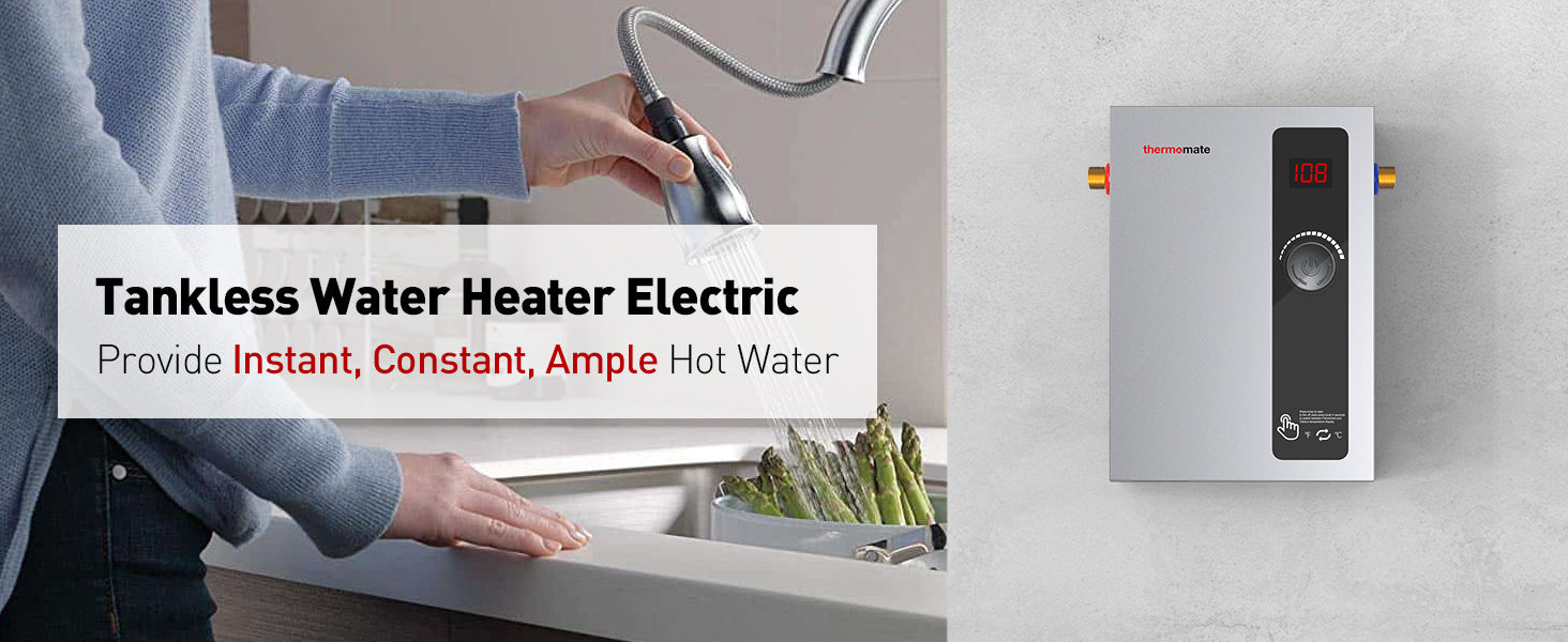 Tankless Water Heater Electric Provide Instant, Constant, Ample Hot Water