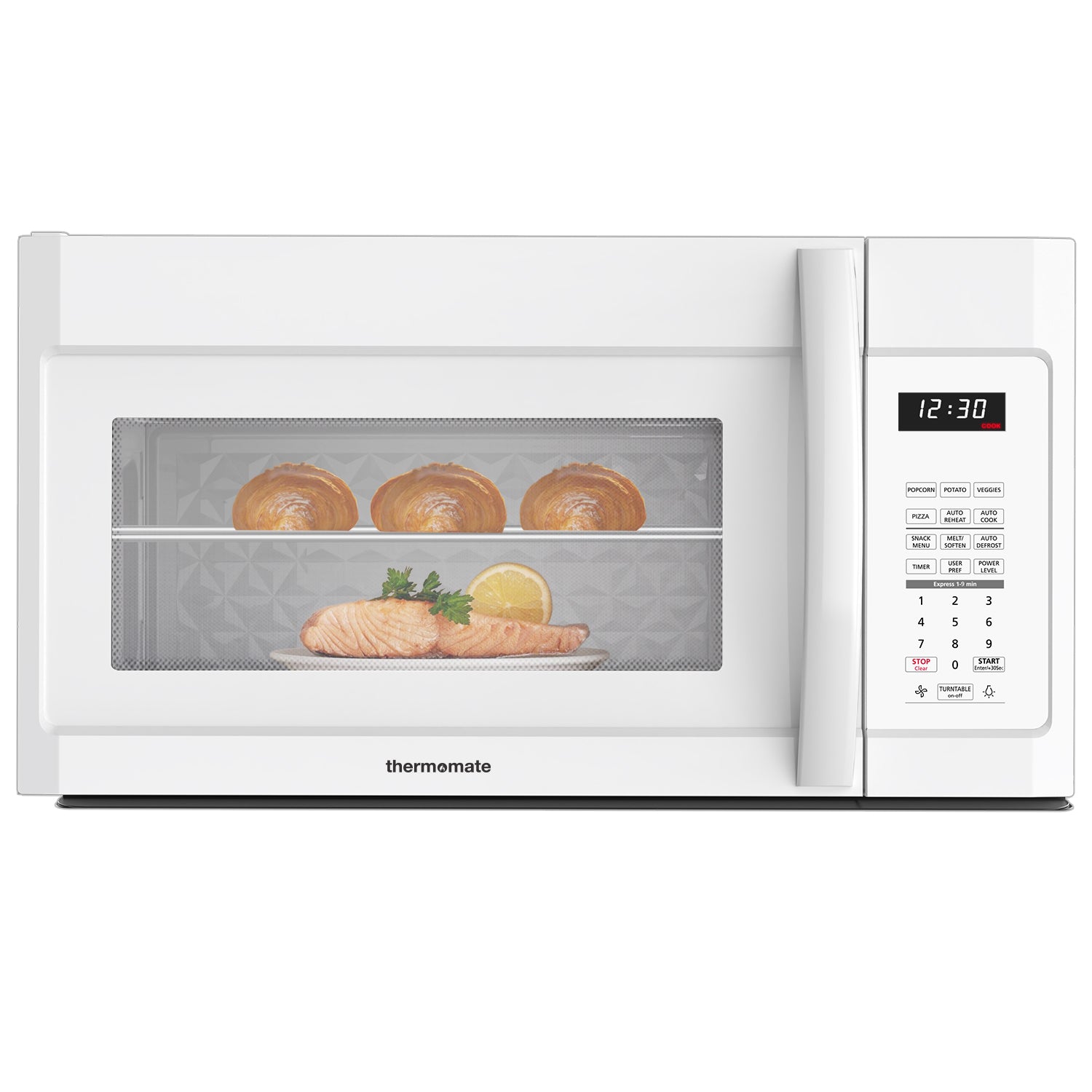 White 30'' Over the Range Microwave - 1.9 Cu. Ft. | 400 CFM