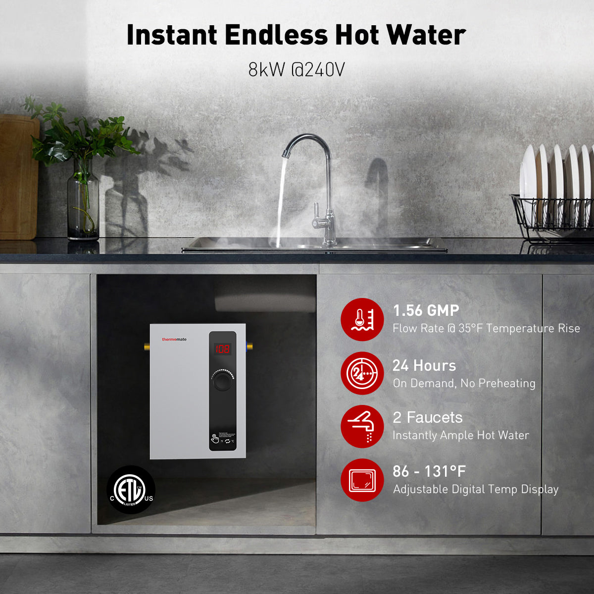 Instant Endless Hot Water | Thermomate
