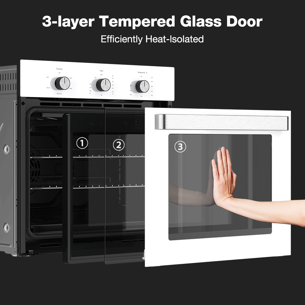 3-layer Tempered Glass Door