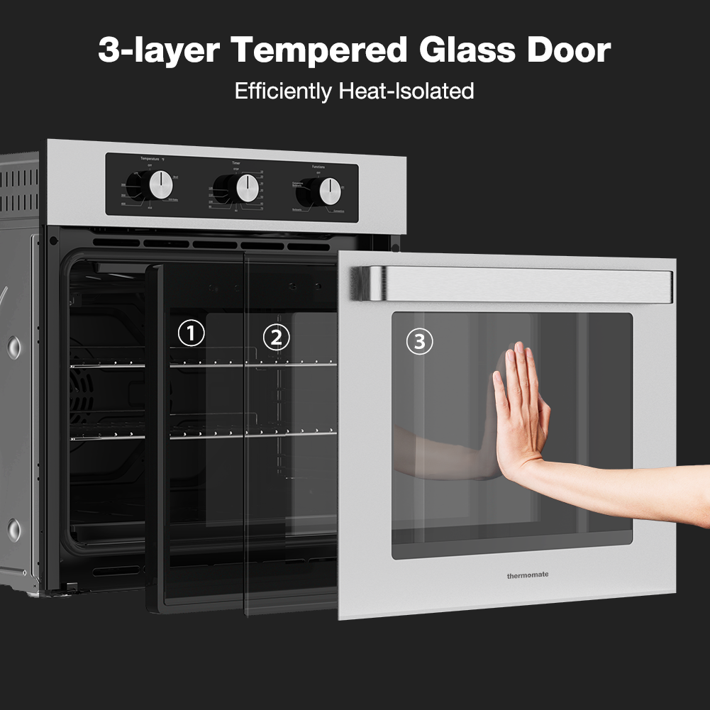 3-layer Tempered Glass Door | Thermomate