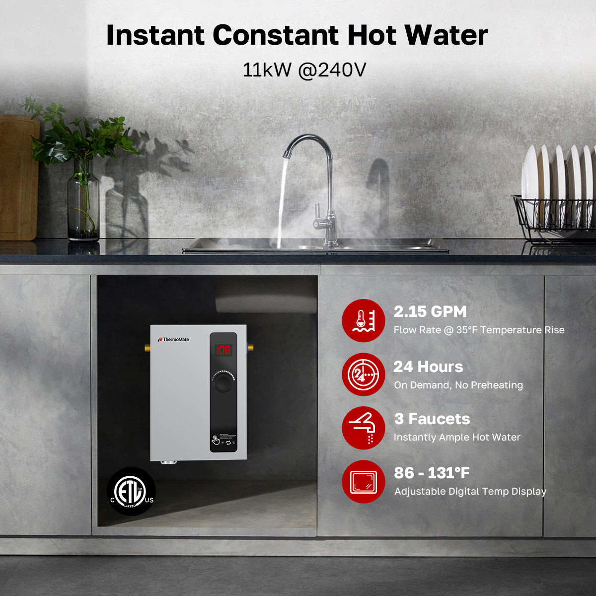 Instant Constant Hot Water
