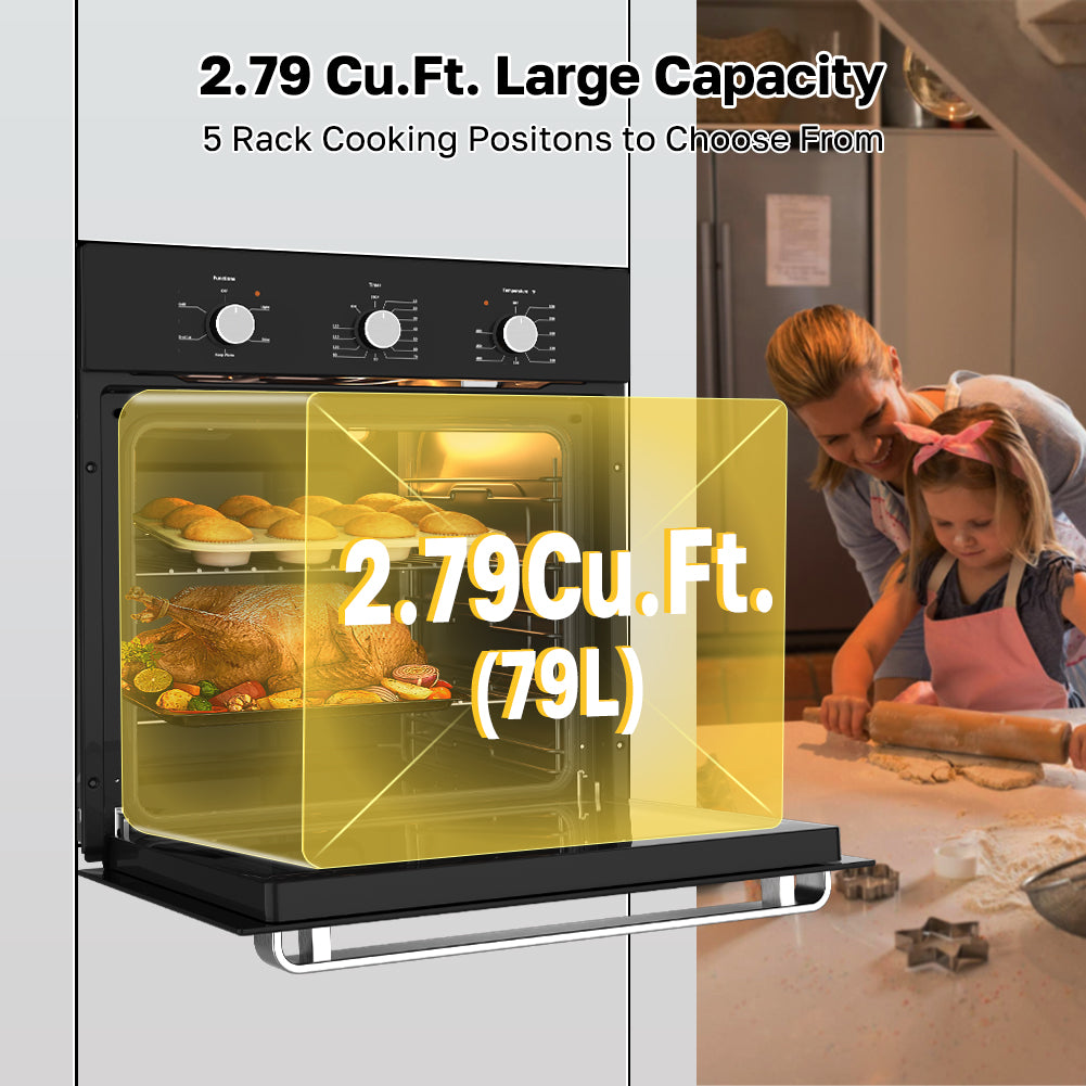 2.79 Cu.Ft. Large capacity