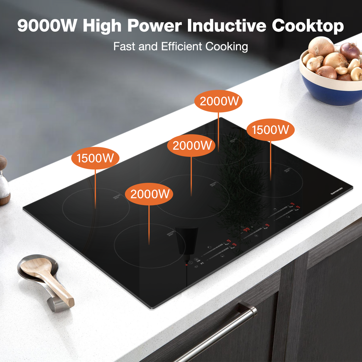 9000W High Power Inductive Cooktop | Thermomate