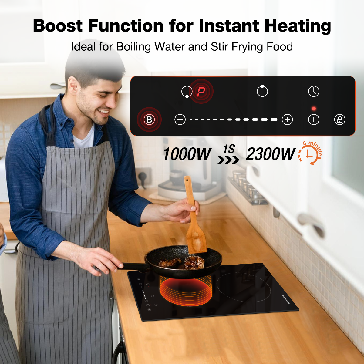 Boost Function for instant Heating | Thermomate