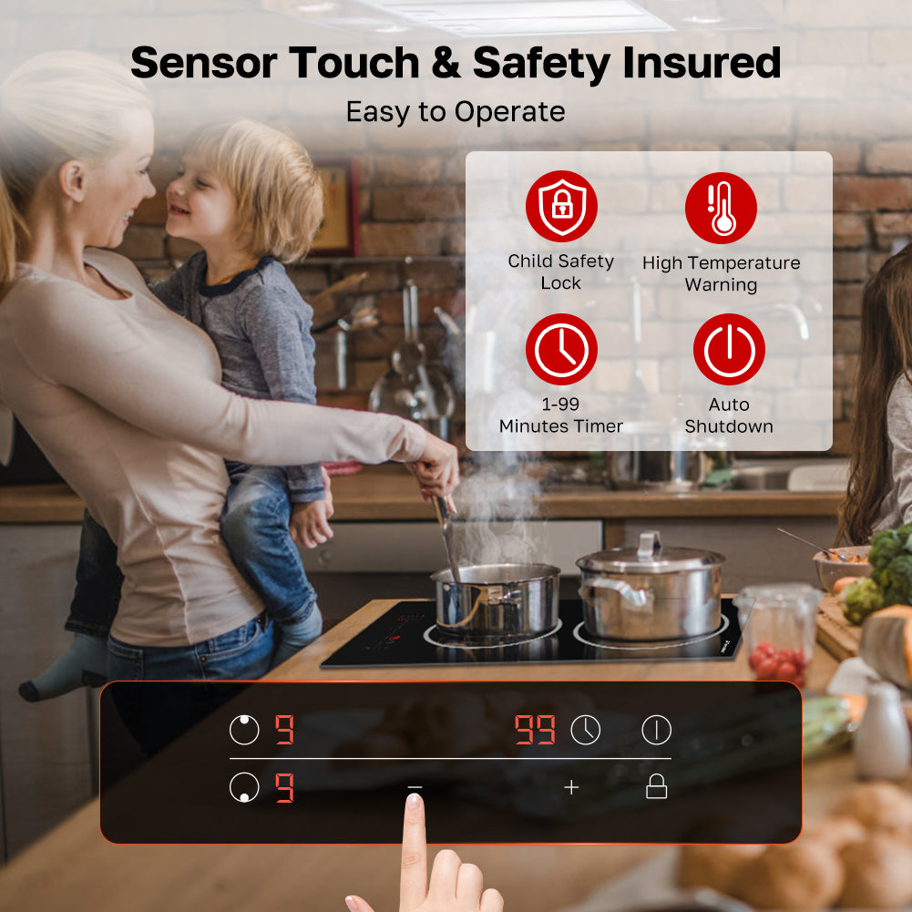 Sensor Touch & Safety insured
Easy to Operate