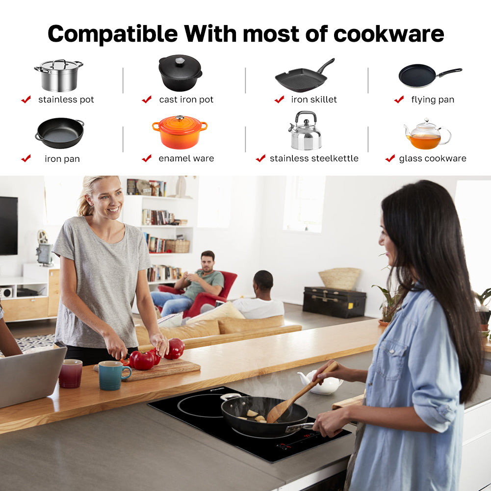 Compatible With most of cookware