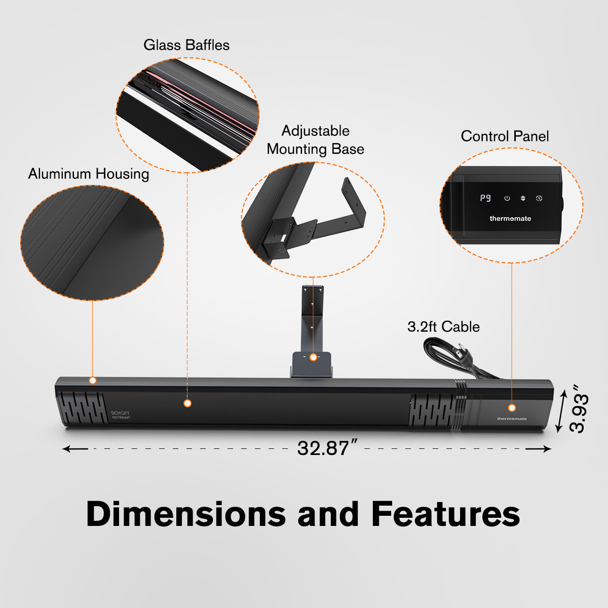 Dimensions and Features