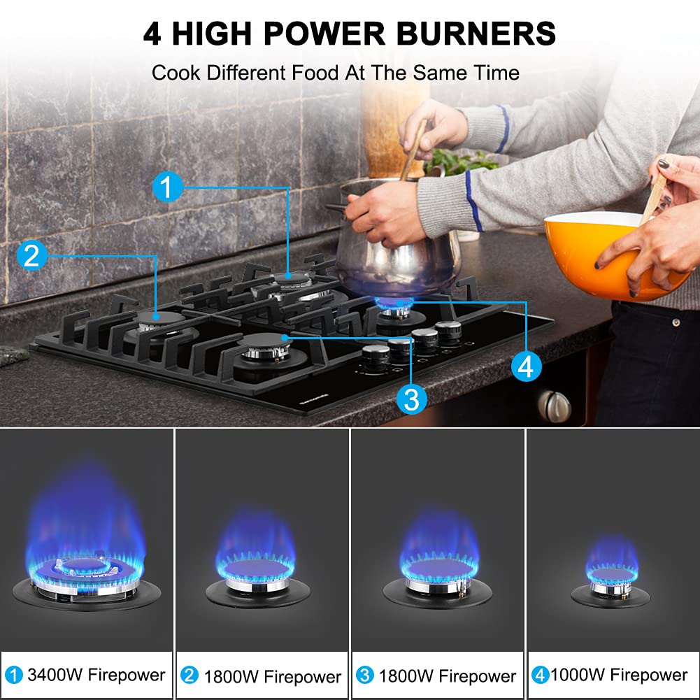 4 HIGH POWER BURNERS | Thermomate