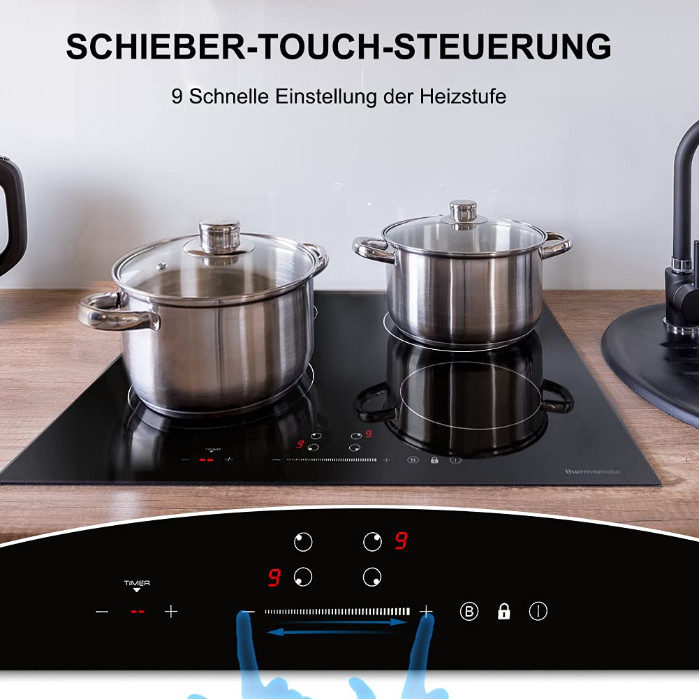 Thermomate 60cm Built-in 4 Burners Induction Hob - Sensor Touch Control