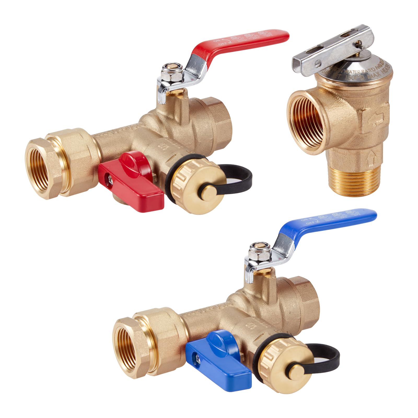 3/4'' IPS Isolator Tankless Water Heater Service Valve Kit