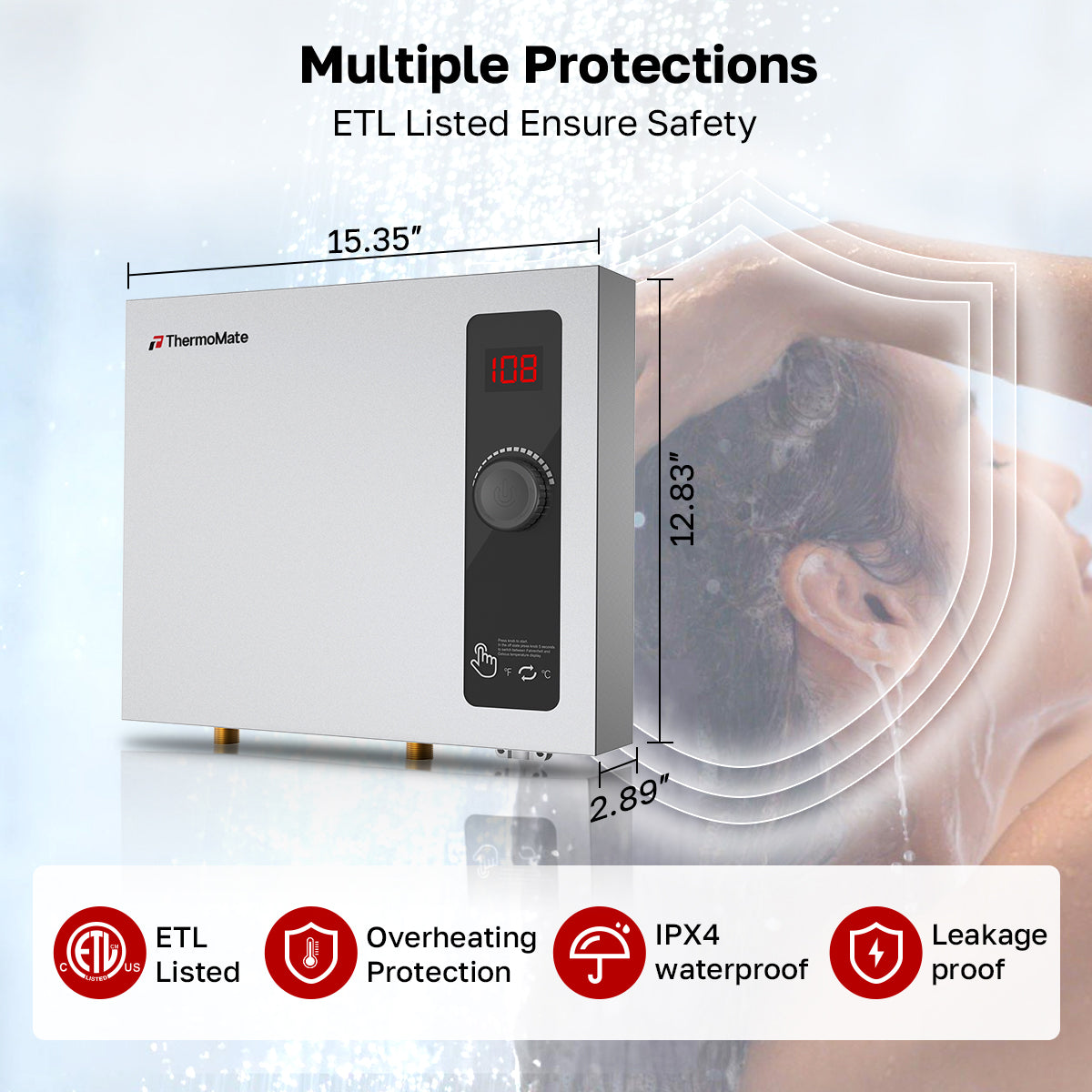 Multiple Protections
ETL Listed Ensure Safety