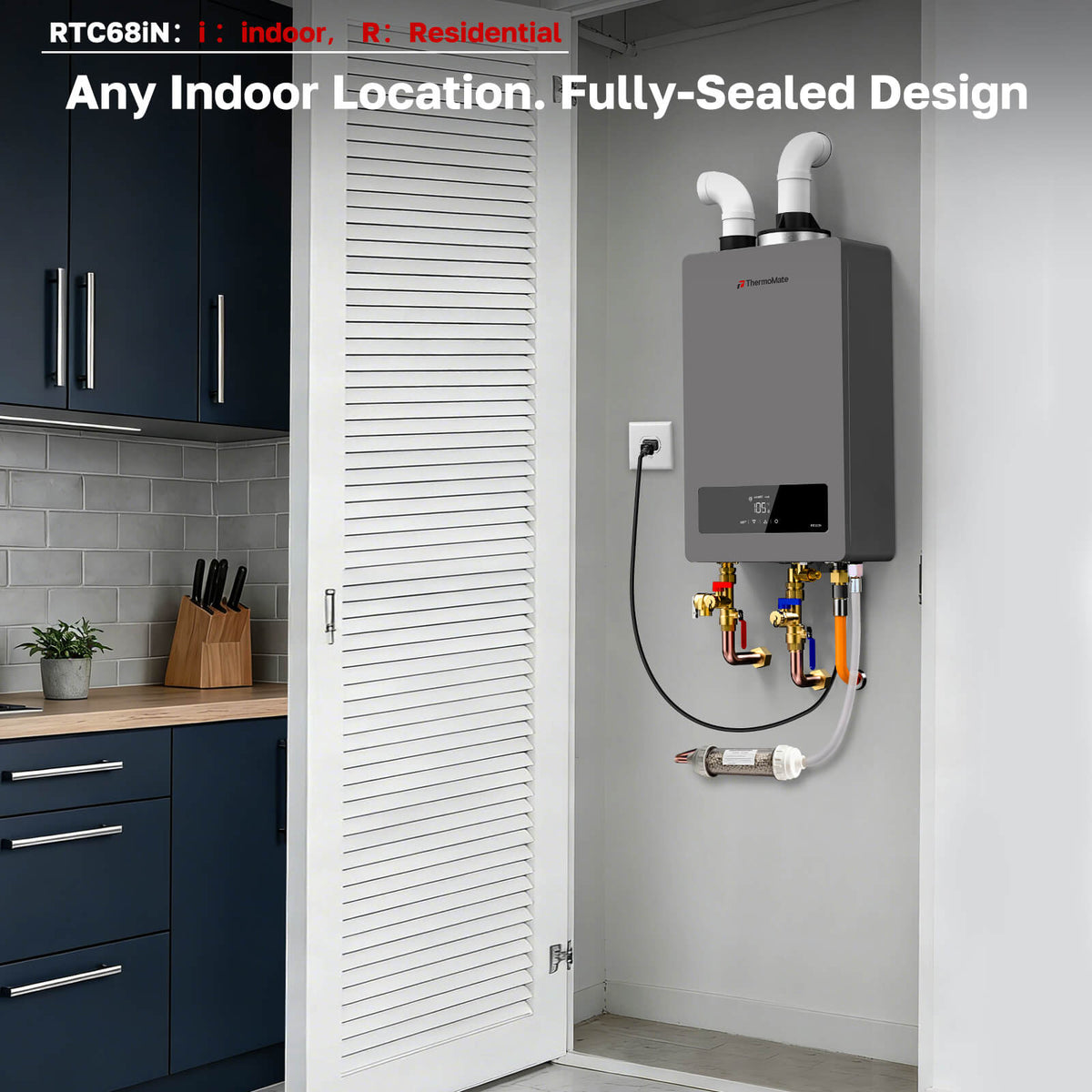 9.38 GPM Condensing Residential Natural Gas Tankless Water Heater