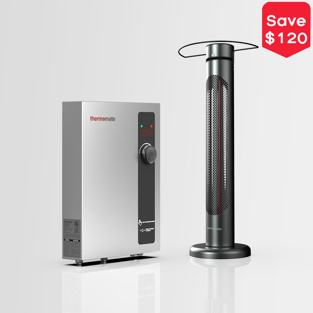 Tankless Water Heater - 11kW & Patio Heater - 1500W