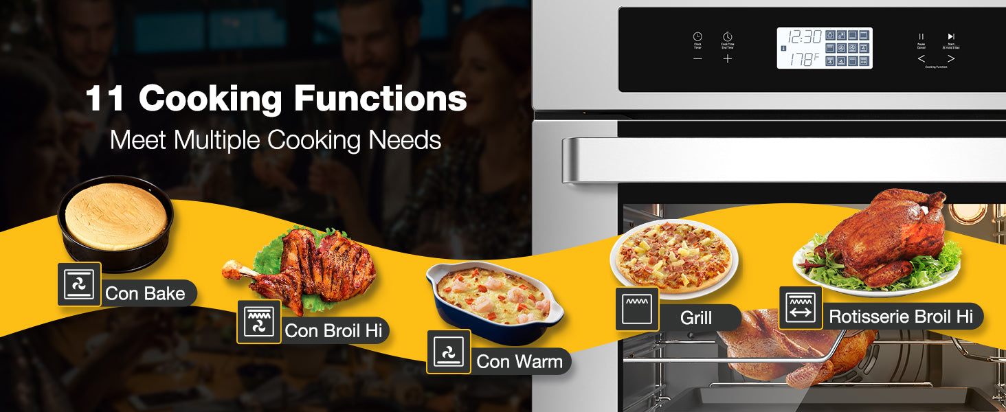 11 Cooking Functions Meet Multiple Cooking Needs